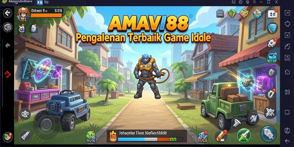 Tampilan gameplay AMAVI88 yang menarik dan penuh warna.
