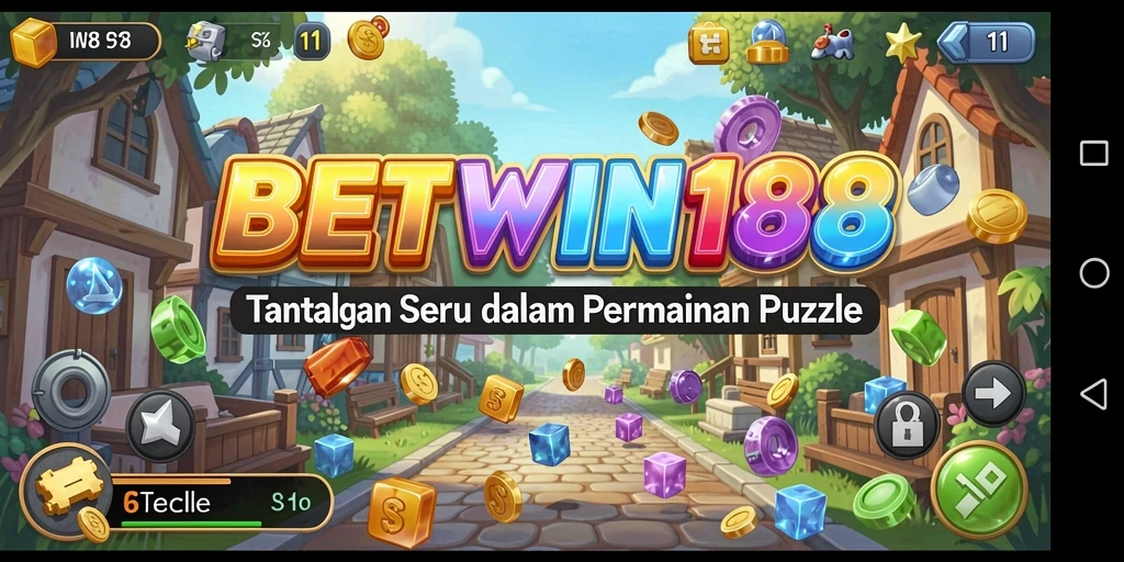 Tampilan gameplay seru BETWIN188 dengan berbagai tantangan puzzle.
