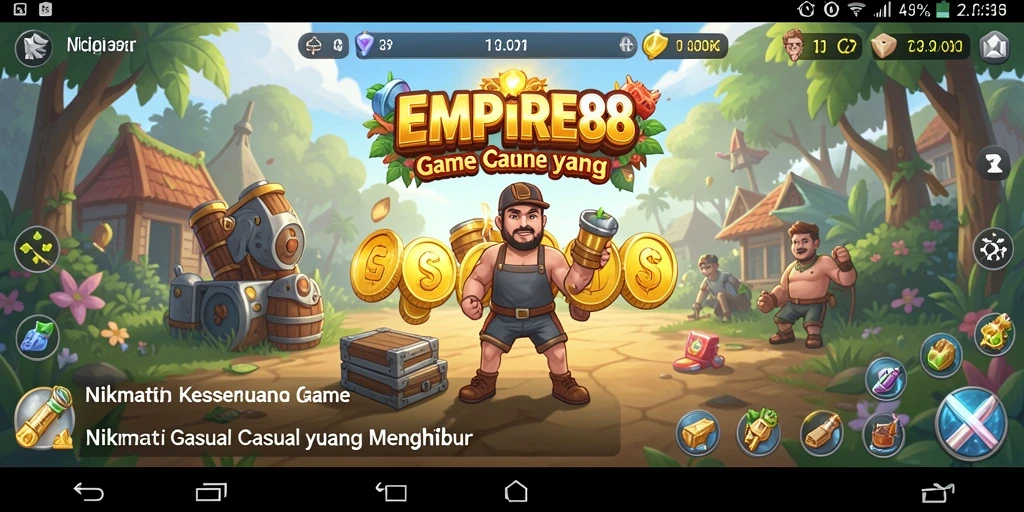 Tampilan menarik dalam gameplay Casual EMPIRE88 yang mengasyikkan.