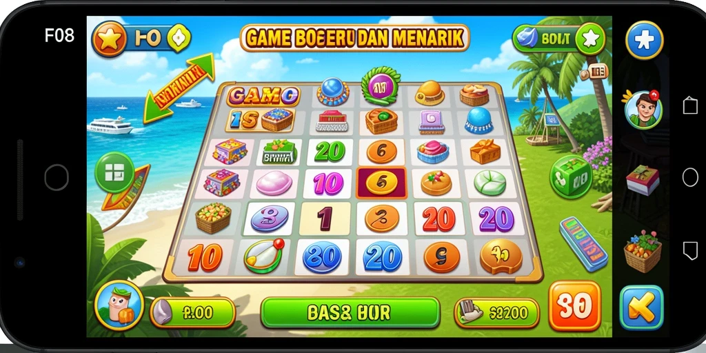 Tampilan gameplay F08 yang menarik dan seru.