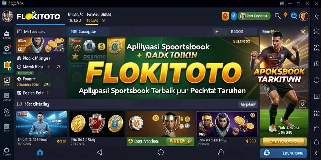 Tampilan screenshot dari gameplay Sportsbook yang mendebarkan di FLOKITOTO.