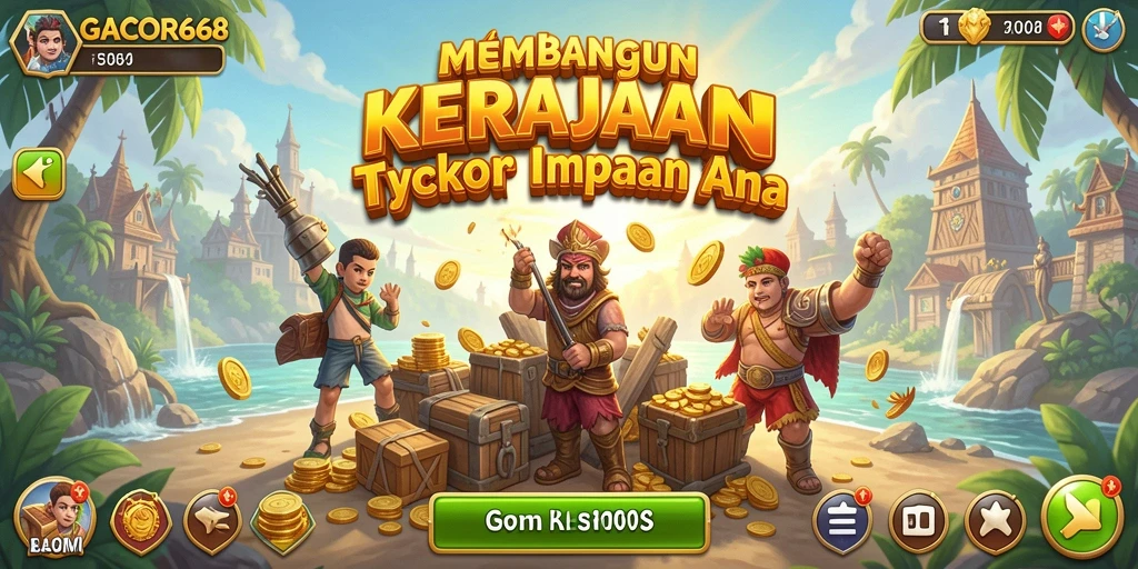 Screenshot menunjukkan gameplay seru dari GACOR668 sebagai game Tycoon.