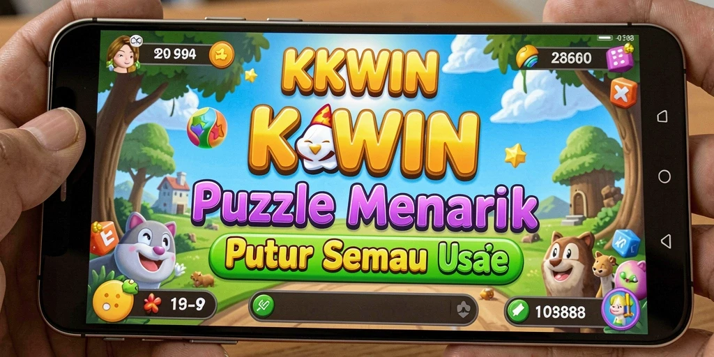 Tangkapan layar gameplay KKWIN menampilkan tantangan Puzzle yang menegangkan.