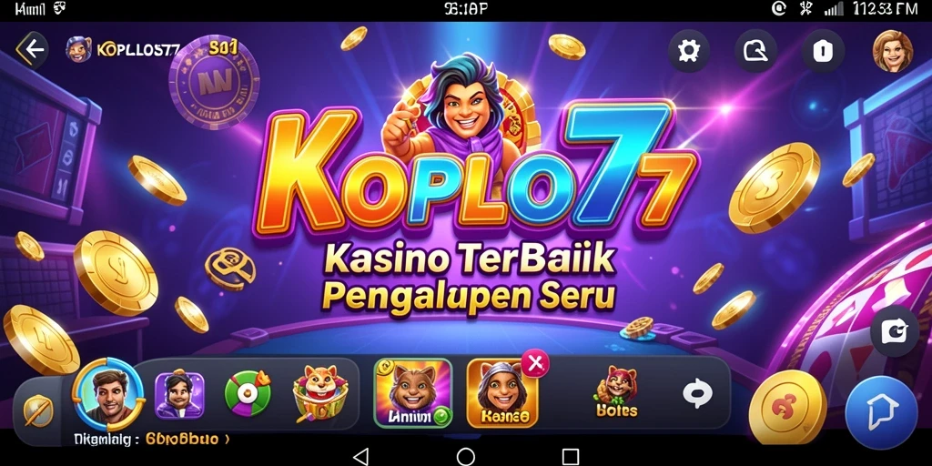 Tampilan gameplay KOPLO77 yang seru dan mendebarkan.
