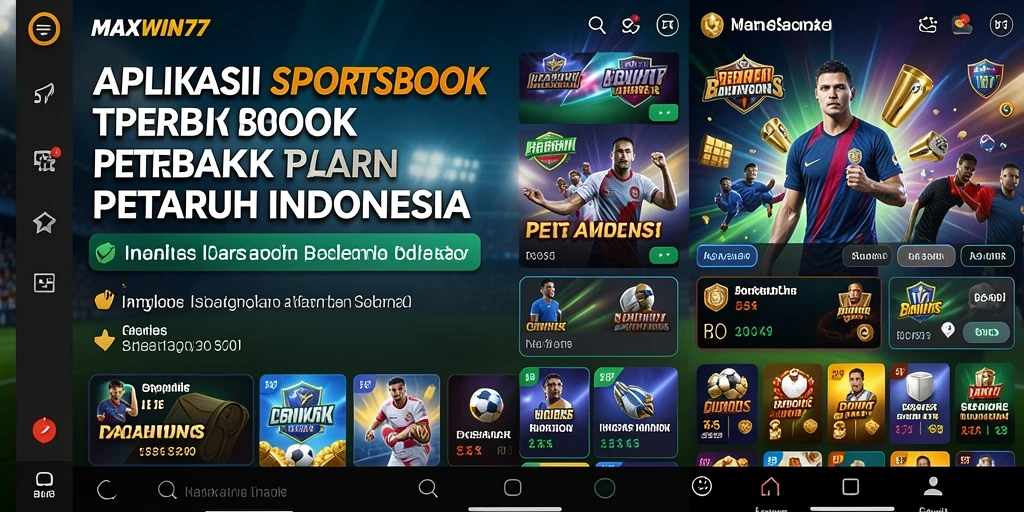 Tampilan gameplay Sportsbook MAXWIN77 yang responsif dan menarik.