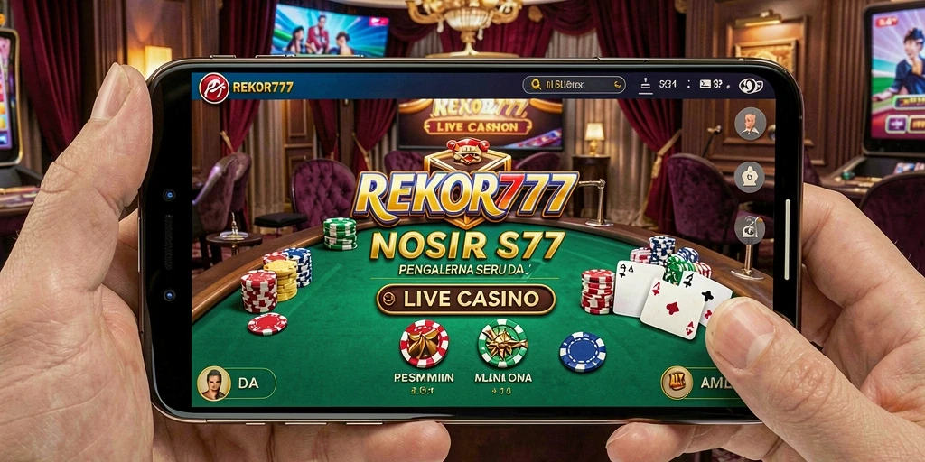 Tampilan gameplay langsung dari REKOR777 yang memukau.