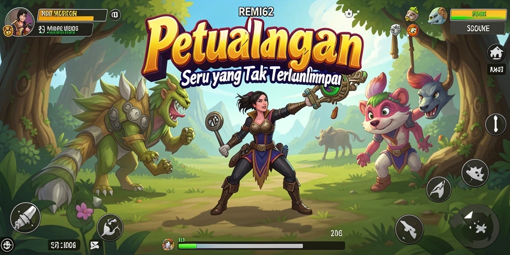 Gameplay menarik dengan grafik yang memukau dalam REMI62.