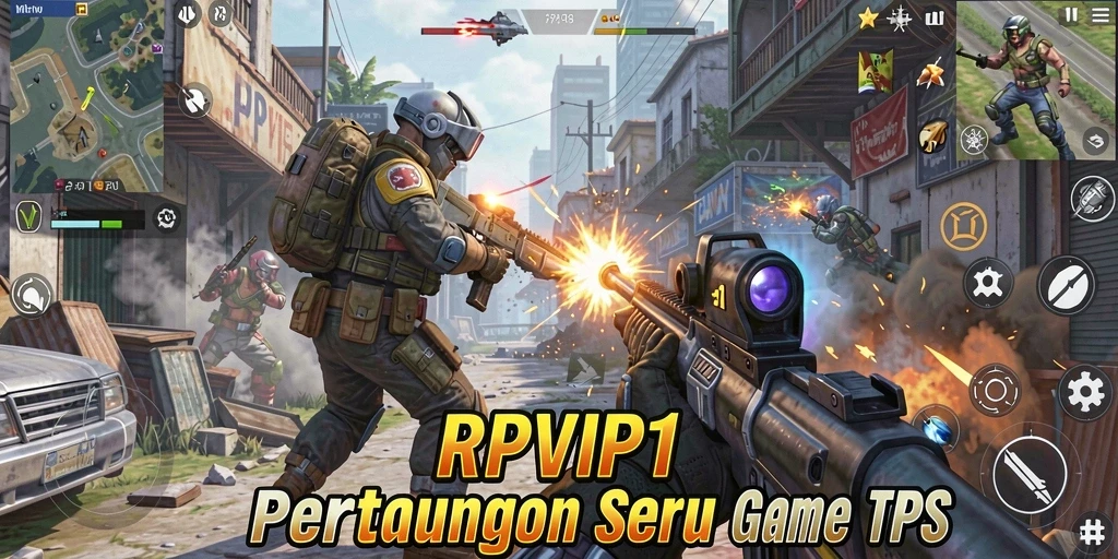 Tampilan aksi seru dalam gameplay RPVIP1.