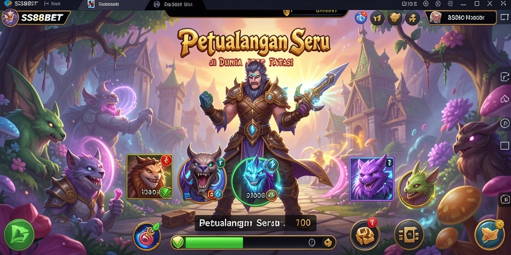 Gameplay SS88BET yang menegangkan dan penuh warna.