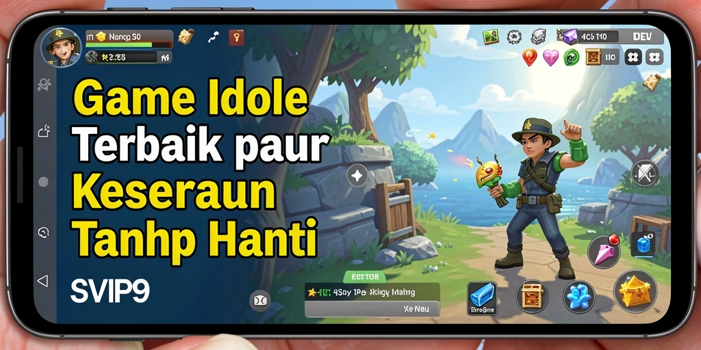Screenshot gameplay SVIP9 menunjukkan aksi manajemen sumber daya yang seru.