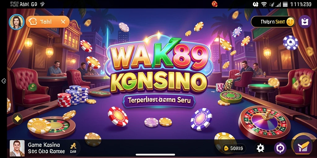 Screenshot menampilkan gameplay seru dari Kasino WAK89.