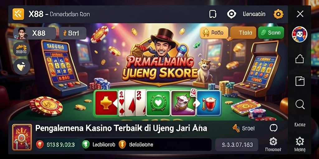 Tampilan gameplay seru dan grafis memukau dari X88.
