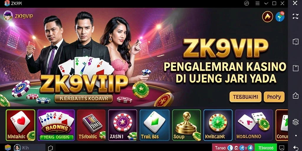 Tangkapan layar ZK9VIP yang menunjukkan keseruan permainan Kasino.
